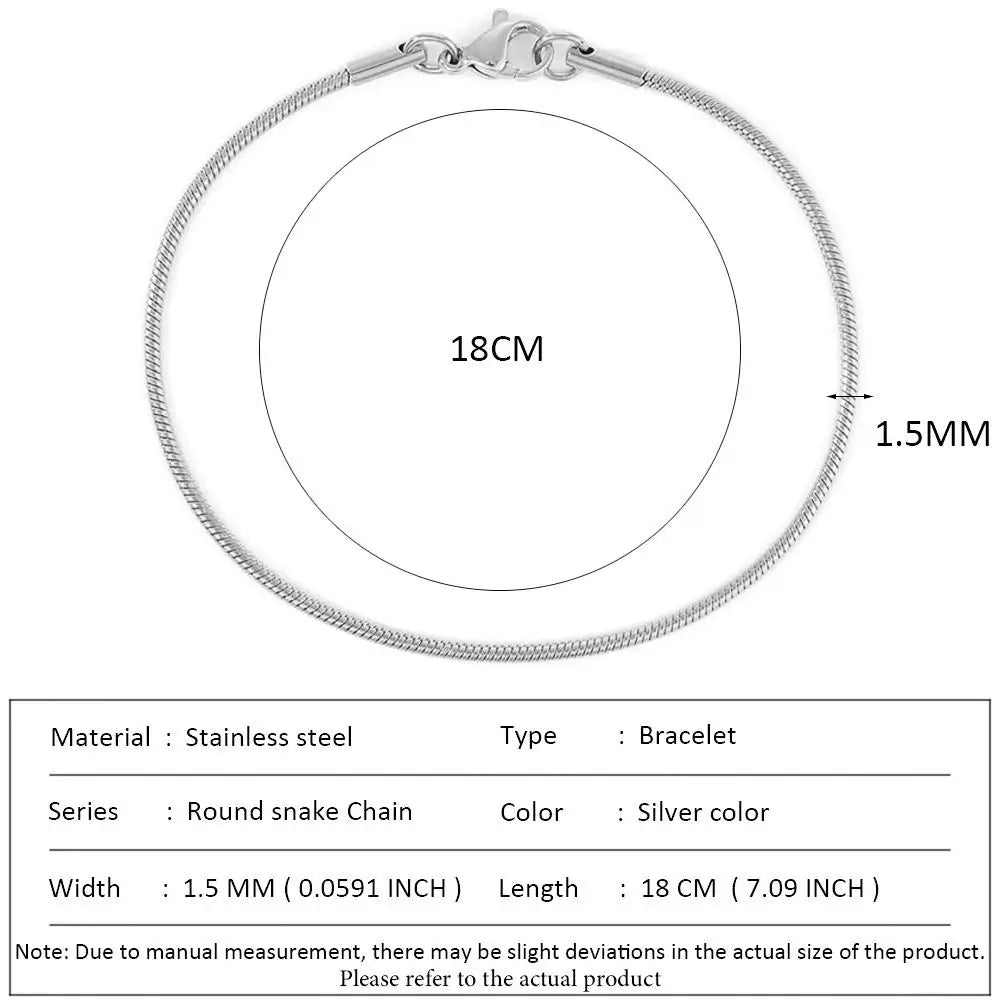 SUNIBI Klassische Schlangenkettenarmbänder für Damen, Trendige Mode, Edelstahl-Kubakettenarmband, Trendige Damengeschenke, Schmuck