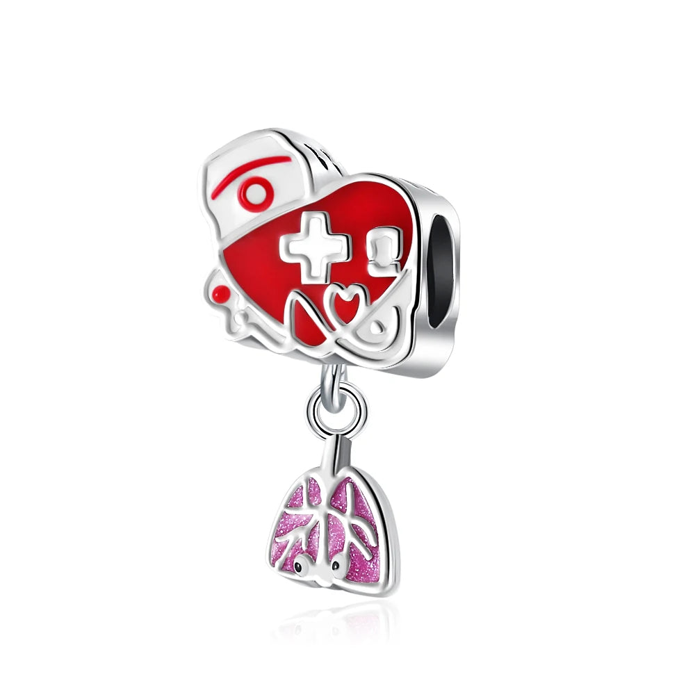 2026 Frühlings-Pink-Serie Ballon Schmetterling Blumen-Anhänger passend für S925 Europäische 925 Sterling Silber Armband Armreifen Halskette