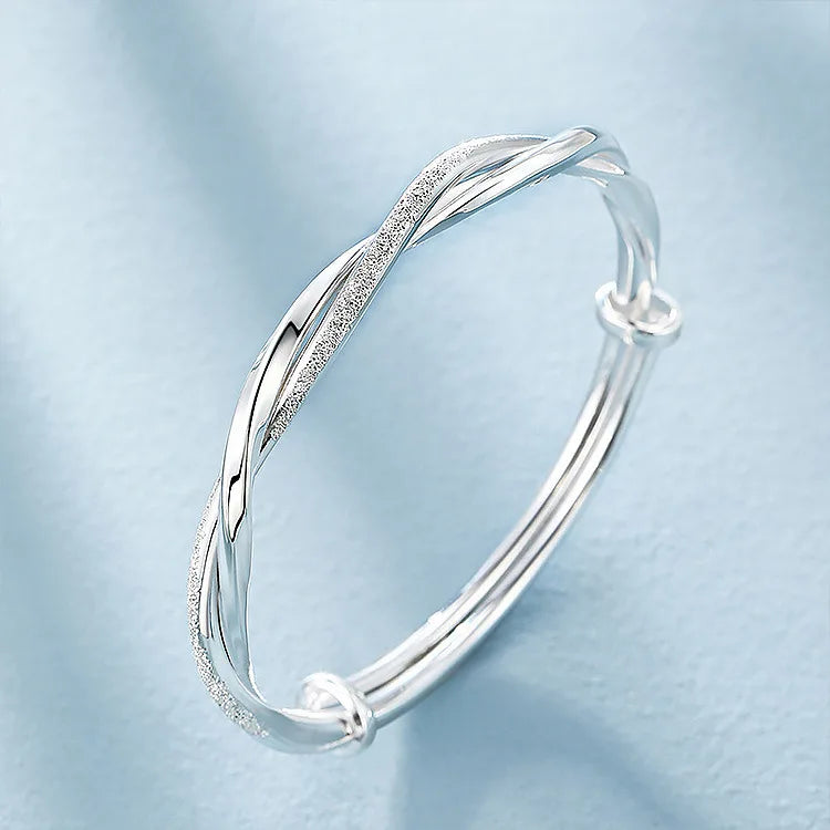Großhandel Feine 925 Sterlingsilber Armreifen Armband Charms Herz Offen für Frauen Damen Schmuck Anpassung Manschette Hochzeitsgeschenk