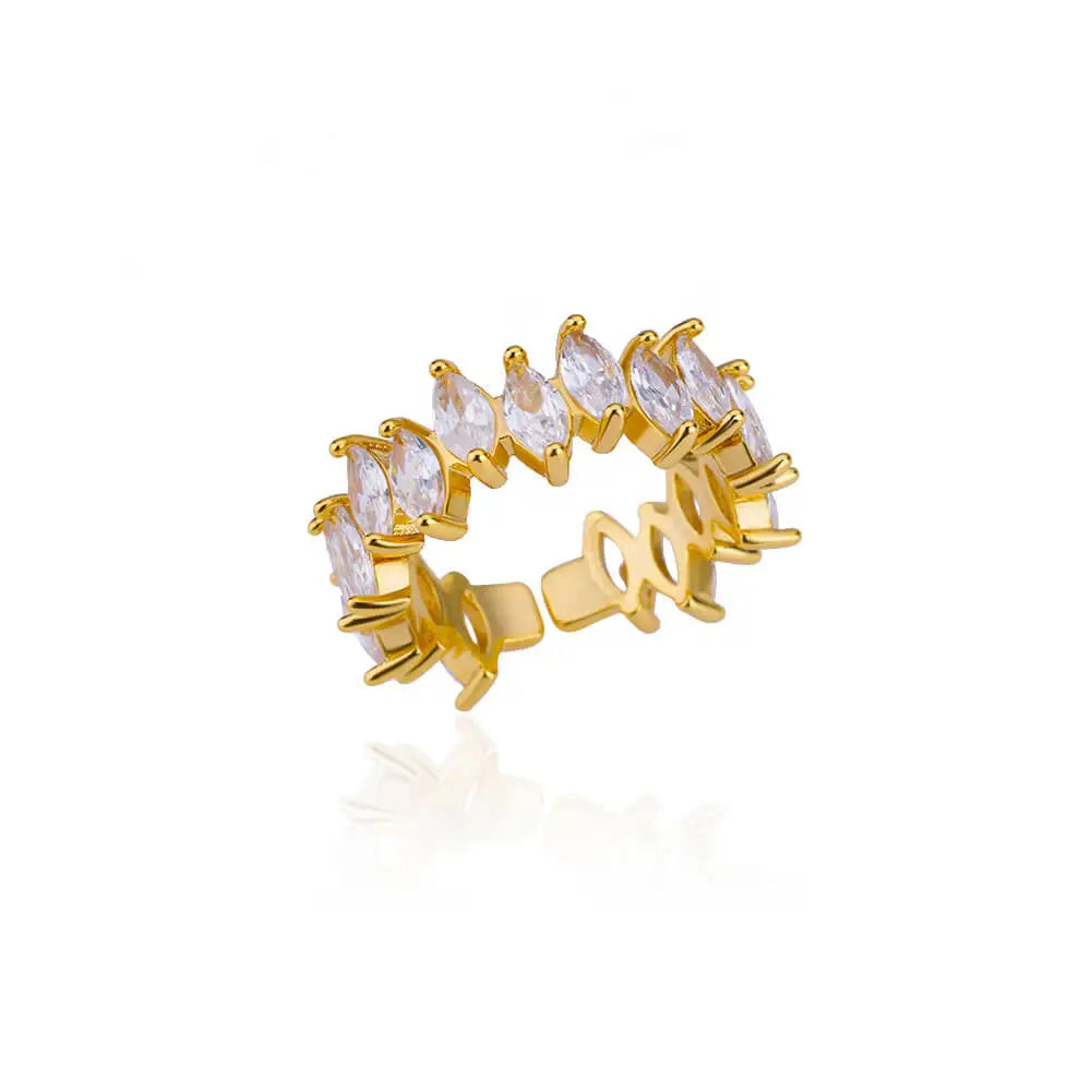 Luxuriöse Rosenblüten-Zirkon-Ringe für Frauen, goldfarben, Edelstahl, modischer Schmetterlingsring 2023, ästhetischer Hochzeitsschmuck, Geschenk