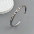 Neues fünfzackiges Stern Zirkon vergoldetes Edelstahlarmband 18K, hochwertiges wasserdichtes Pärchenarmband, Ehefrau Geschenk