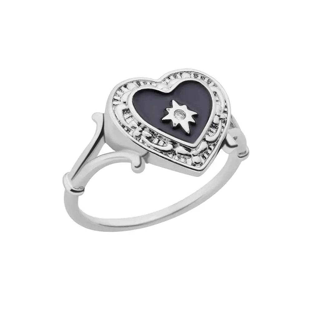 Anillos de circonita con forma de corazón para mujer, de acero inoxidable, color dorado, estéticos, para pareja, tendencia 2024, regalo de joyería de boda para amiga