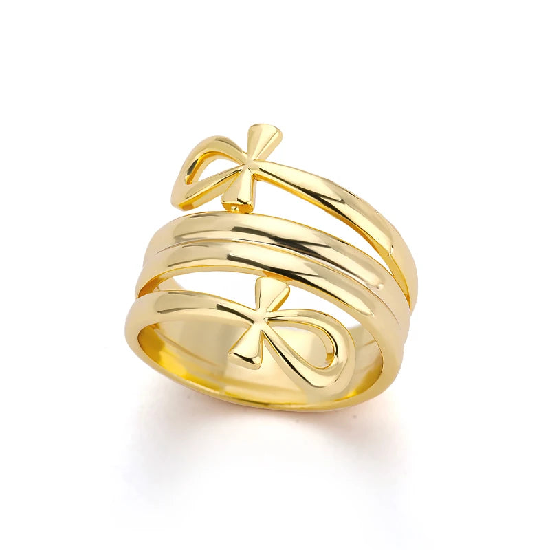 Niedliche Katzenpfoten-Offene Ringe Für Frauen Edelstahl Goldfarbe Temperament Tierfingerring 2025 Neue Mode Paarschmuck