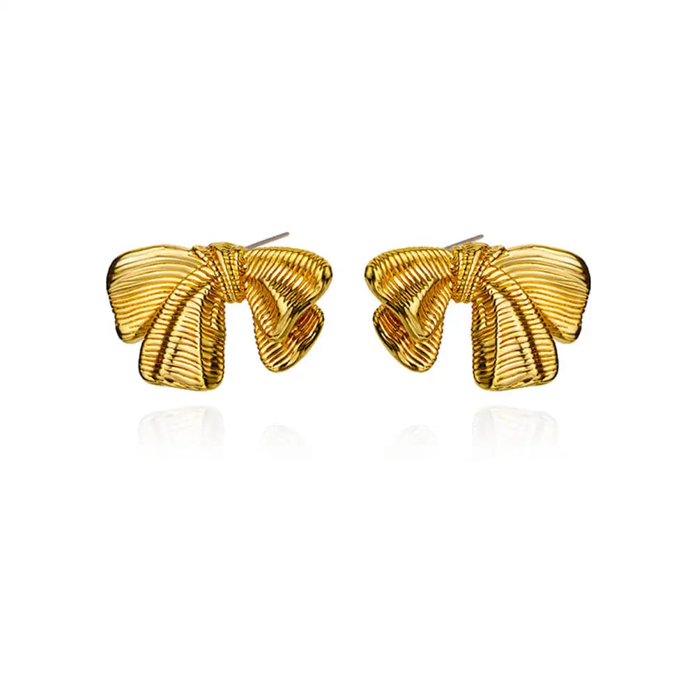 Zirkon Schmetterling Ohrringe Ohrstecker für Frauen Edelstahl Goldfarbe Schmetterling Ohrring Trend Girl Y2K Schmuck Aretes Mujer