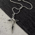 Cross Pendant Gold/Silver Plated Necklace Stainless Steel Link Chain Charm Choker Statement Men Jewelry Accessories Gifts