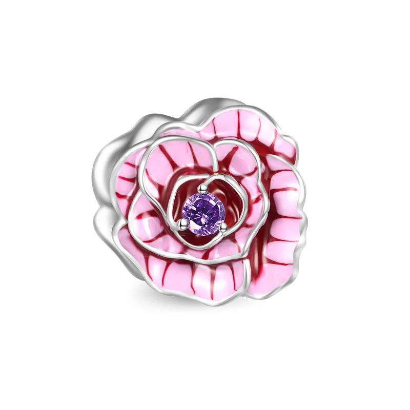 2026 925 Silber Blume, Schmetterling, Highland-Kuh, Motorrad-Anhänger passend für europäisches Original-Armband DIY Schmuck Exquisiter Schmuck