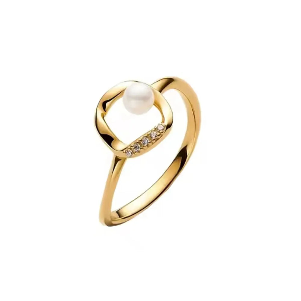 925er Silber Herzsteinringe in Goldfarbe Ring Neu Heiß begehrte Ringe in Goldfarbe Passend für jeden Anlass DIY Geburtstagsgeschenk