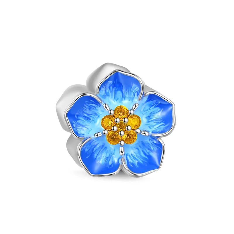 2026 925 Silber Blume, Schmetterling, Highland-Kuh, Motorrad-Anhänger passend für europäisches Original-Armband DIY Schmuck Exquisiter Schmuck