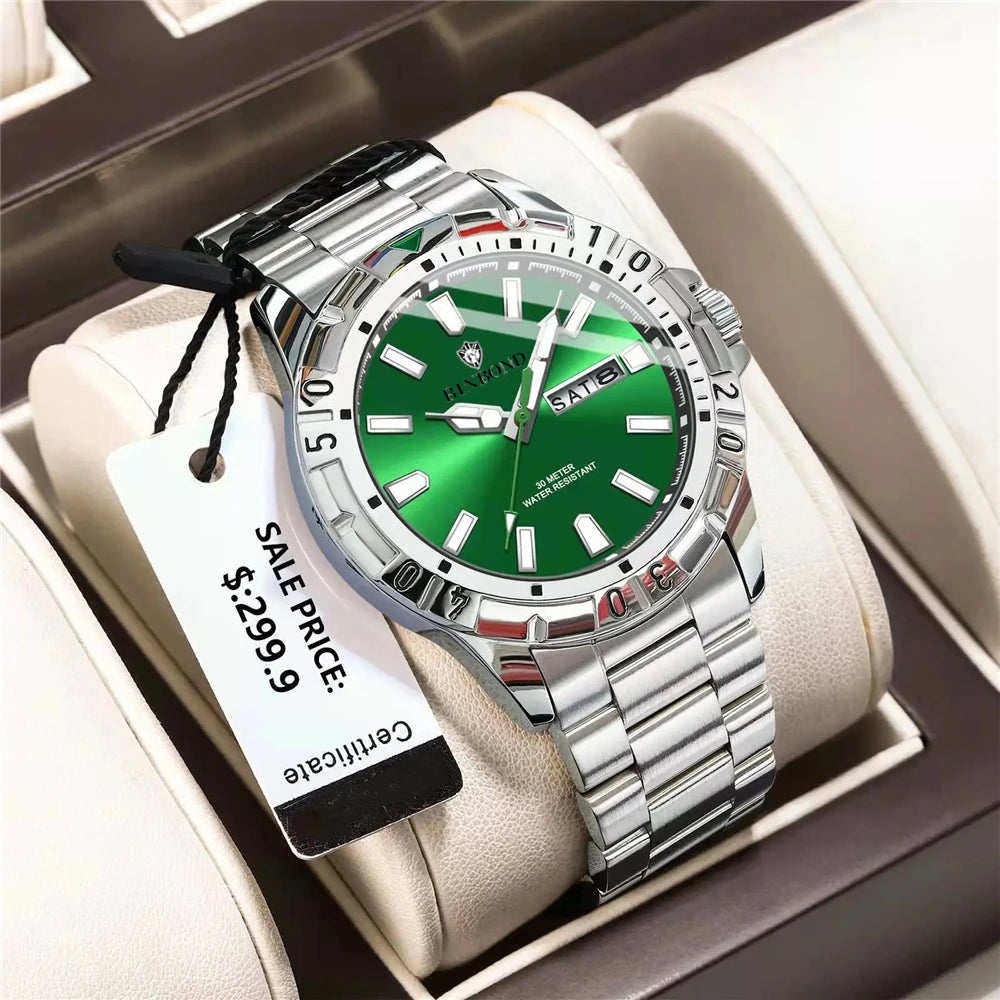 Reloj de pulsera de cuarzo de moda de diseñador para hombre, 42 mm, relojes nuevos para hombre, regalos para hombre, reloj de lujo, oro automático, Clcok digital, Reloj