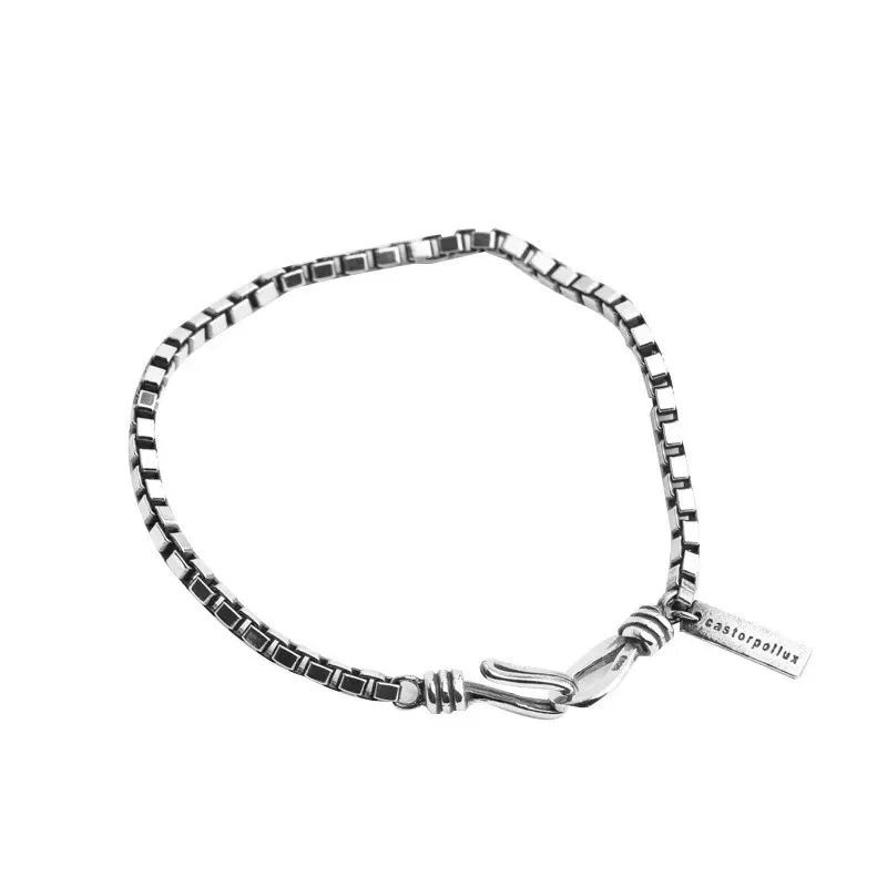 925 Sterling Silber Geometrisches Armband Einfacher Charm Elegante Damen Accessoires Geburtstagsgeschenk Exquisiter Schmuck Kostenloser Versand
