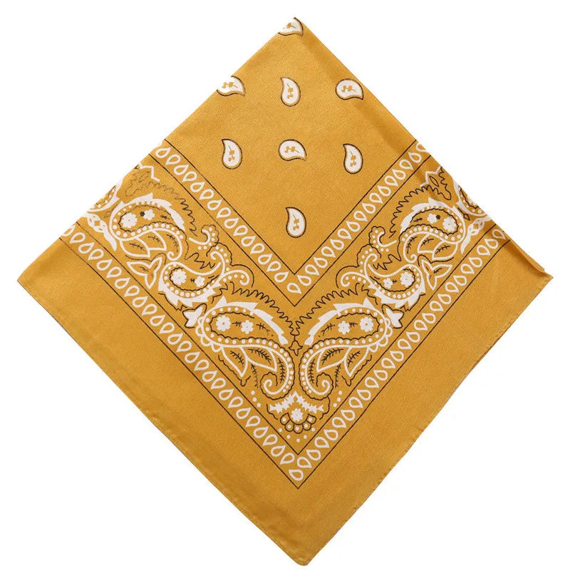 Pañuelo Bandana Hip Hop para Mujeres, Niñas, Niños, Punk, Cuadrado, Diadema, Accesorios para el Pelo, Moda Bohemia 2024
