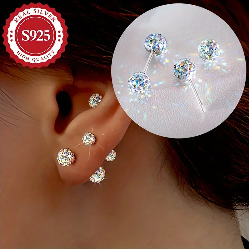 Pendientes de Plata S925 para Mujer, con forma de pingüino, Accesorios de Fiesta