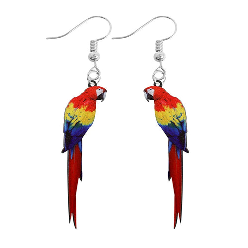 Ohrring Für Frauen Acryl Lustige Benutzerdefinierte Süße Mädchen Geschenk Ohrhänger Kinder Tier Kaninchen Papagei Vogel Frosch Schmetterling