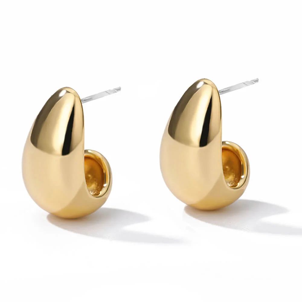 Pendientes de acero inoxidable con flor geométrica para mujer, aretes dulces con forma de girasol, chapados en oro, joyería para perforación de orejas, accesorios de boda, regalos