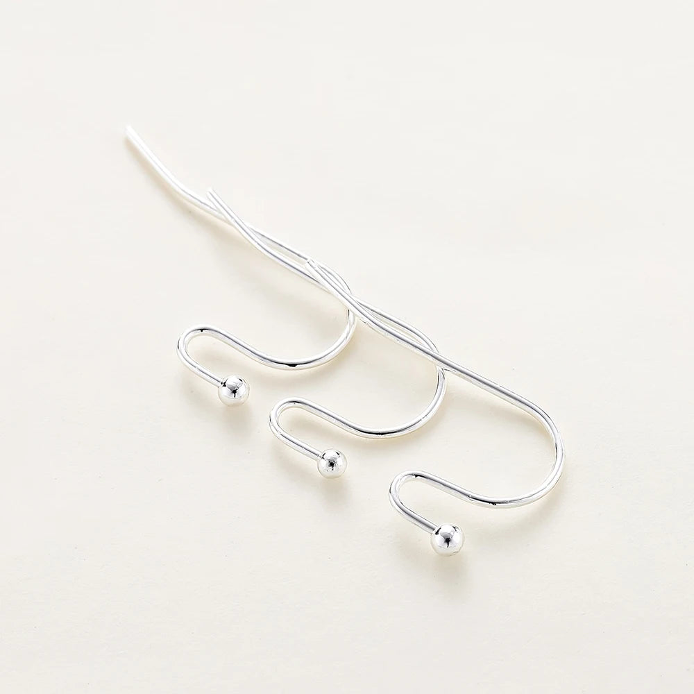 20 unidades/lote 6 estilos 14K 18K Alambres chapados en oro para pendientes con gancho para la oreja Suministros de cierres para pendientes para la fabricación de joyas DIY