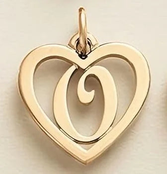 SUNIBI Edelstahl-Buchstabenanhänger Herzform Hohl Anhänger Charm für Armbänder Halsketten für Frauen DIY Schmuckherstellung