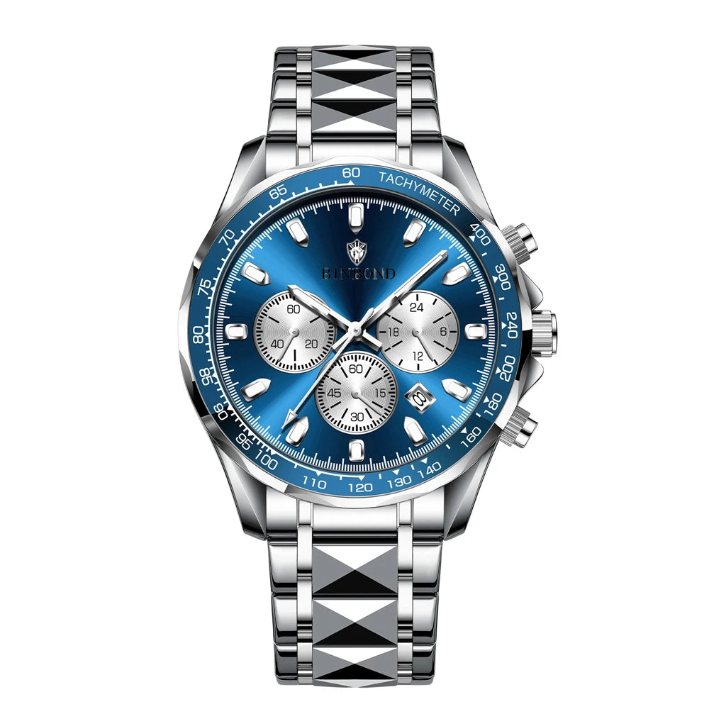 Deportes Nuevo Hombre Cronógrafo Reloj para Hombre Marca de Lujo Moda Cuarzo Relojes de Pulsera Regalos Relojes de Hombre Reloj Digital Automático