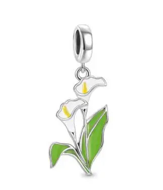 2026 925 Silber Blume, Schmetterling, Highland-Kuh, Motorrad-Anhänger passend für europäisches Original-Armband DIY Schmuck Exquisiter Schmuck
