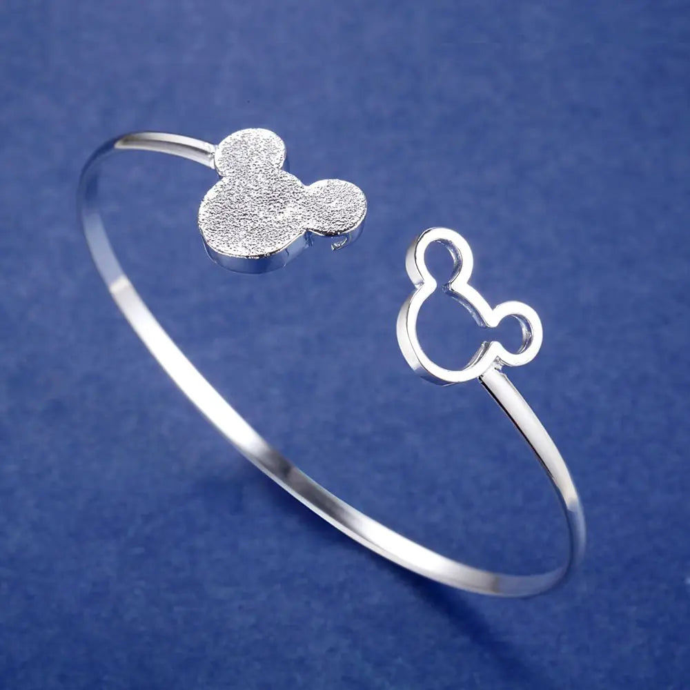 Großhandel Feine 925 Sterlingsilber Armreifen Armband Charms Herz Offen für Frauen Damen Schmuck Anpassung Manschette Hochzeitsgeschenk