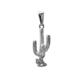 Collar con colgante de cactus de acero inoxidable bañado en oro de moda para hombres y mujeres - No se decolora, regalo ideal, joyería de moda
