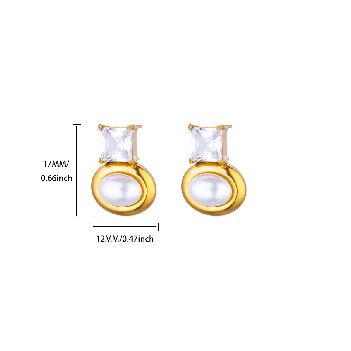 Elegante Imitationsperlen-Ohrringe für Damen Edelstahl Herz Schmetterling Muschel Tropfenohrringe Luxuriöser Ästhetischer Schmuck als Geschenk