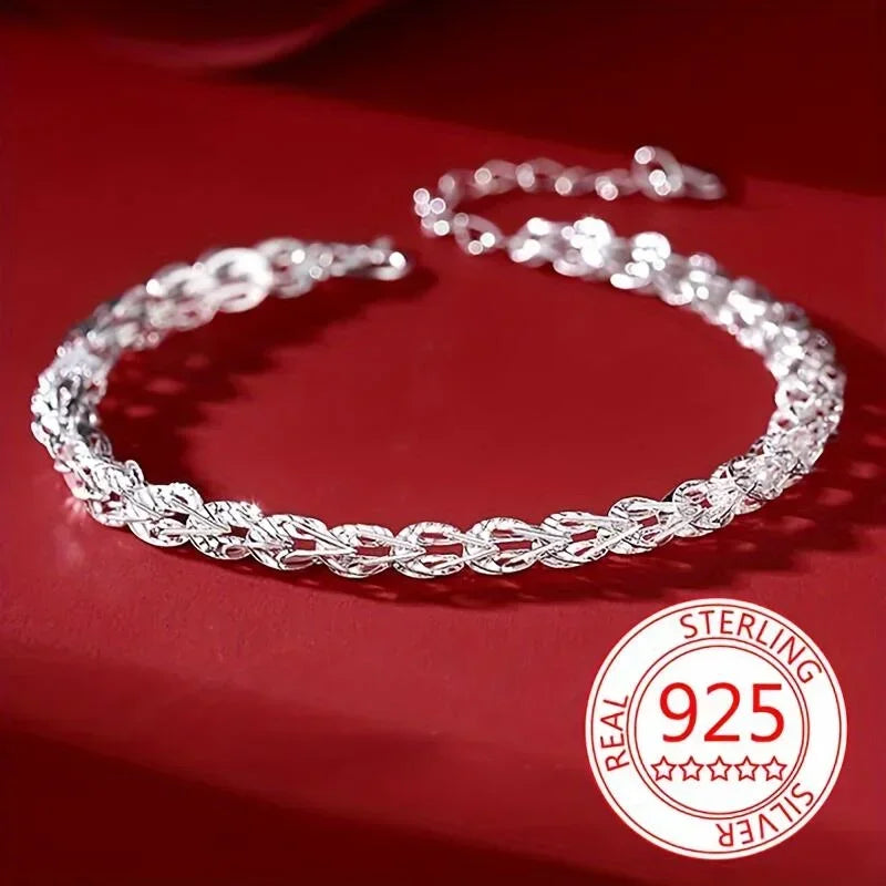 Original 925 Sterling Silver Charms Pendant Blue Bow Suit Bead for Wome Rings Earrings Necklace DIY Bracelet Fine Jewellery Gift