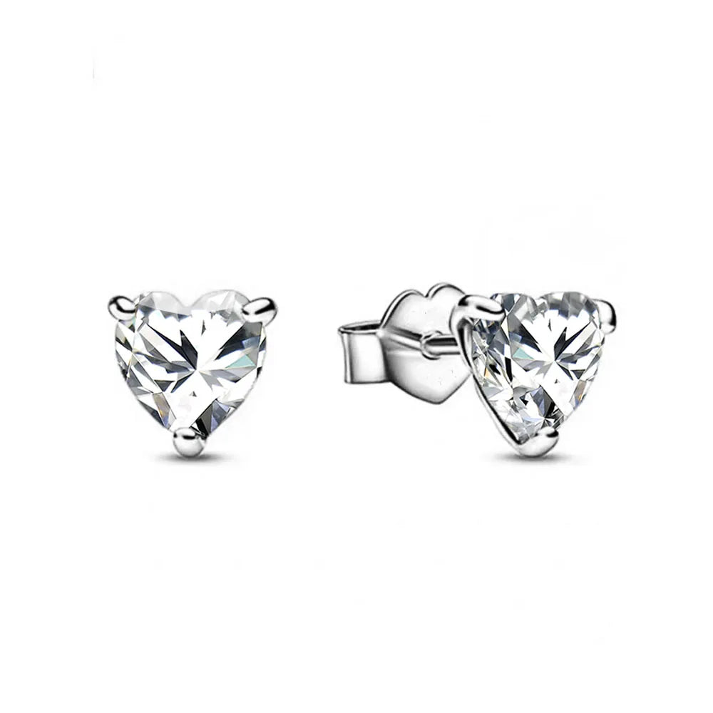 Weihnachtsgeschenk Bestseller 925er Silber blauer Stein Blumen Ohrstecker passend für Damen Festival Exquisiter Charm Schmuck Geschenke