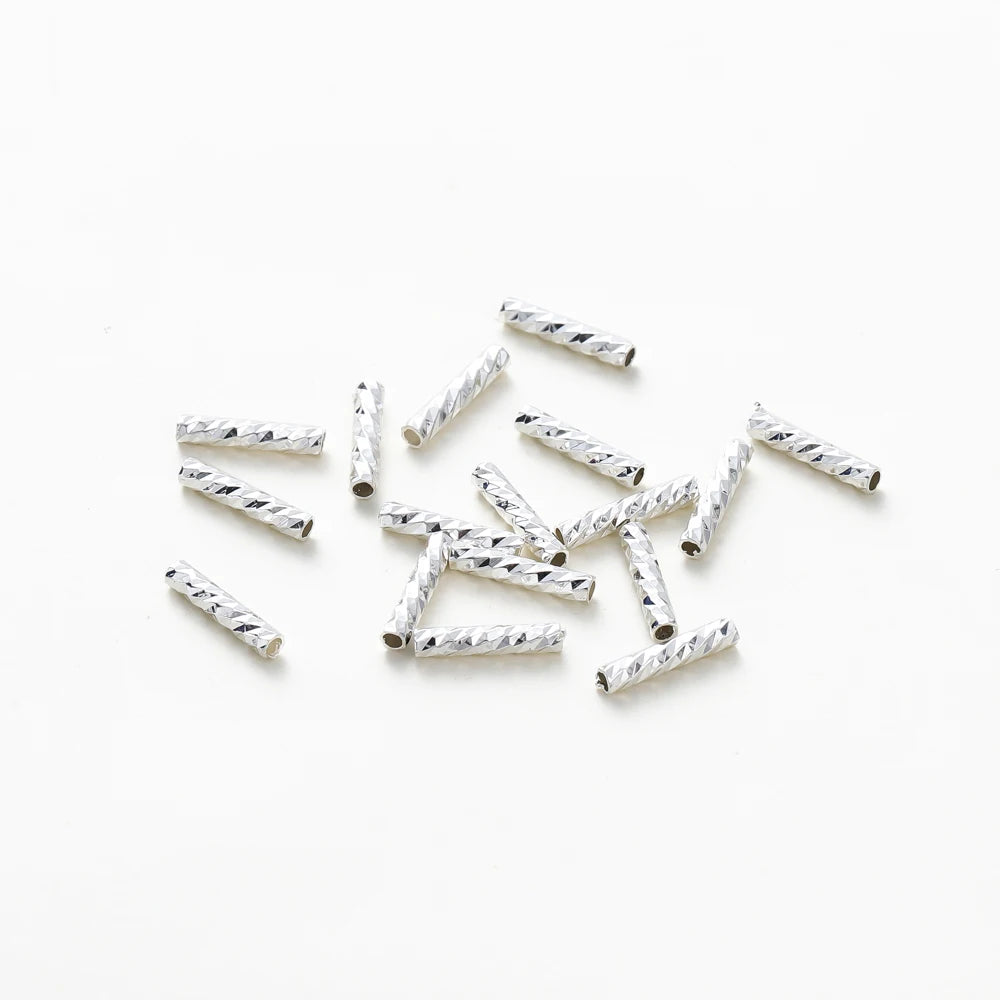 100 Stück 7 mm 10 mm 14 K 18 K vergoldete Messing-Geraderohr für Armbänder, gestreifte Röhren, Schmuckzubehör, DIY-Zubehör