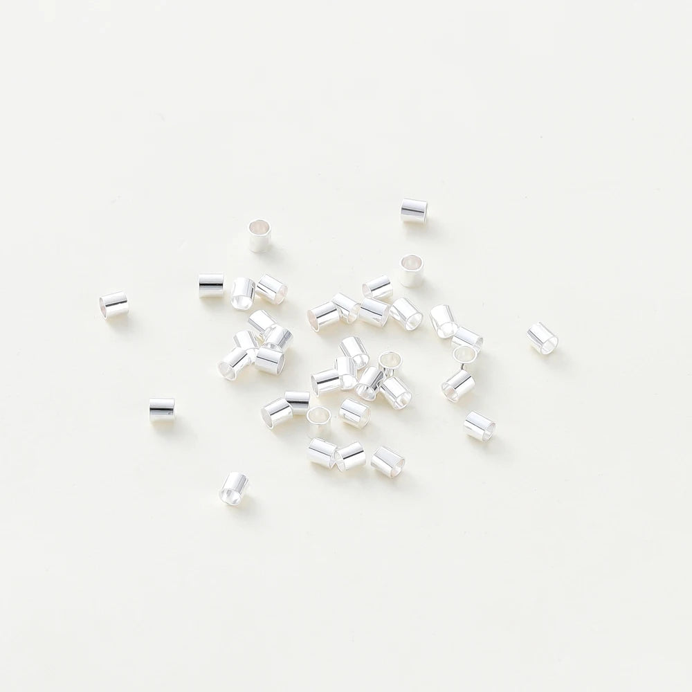 100 Stück/Los 1,5/2/2,5 mm 14K/18K Vergoldete Messing-Positionierungsperlen für DIY Armband Halskette Schmuckherstellungszubehör