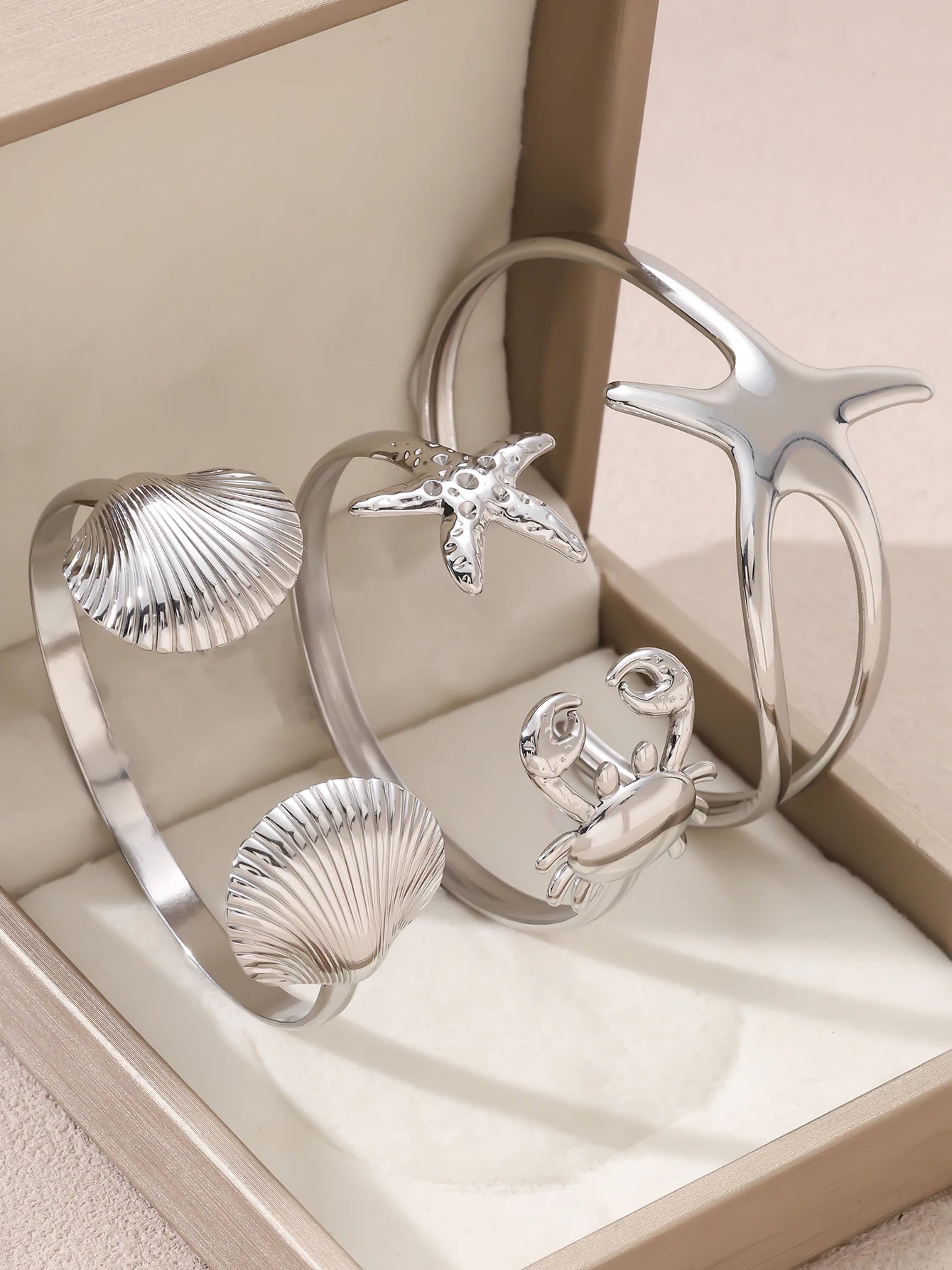 1 Stück/Set Damen Hochzeitsschmuck Party Feiertag Valentinstag Geschenk Edelstahl Armband 18K vergoldet Armband