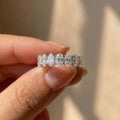 925er Sterlingsilber Birnenförmiger Zirkonia Verlobungsringe für Damen Mode Luxus Ehering Accessoires Weiblicher Schmuck Geschenk