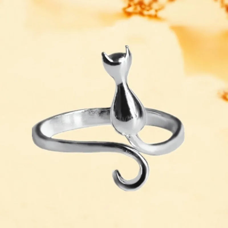 925 Sterling Silber Katzenringe Für Frauen Verlobung Luxus Designer Schmuck Weibliche Angebote Mit Kostenlosem Versand URBABY Schmuck
