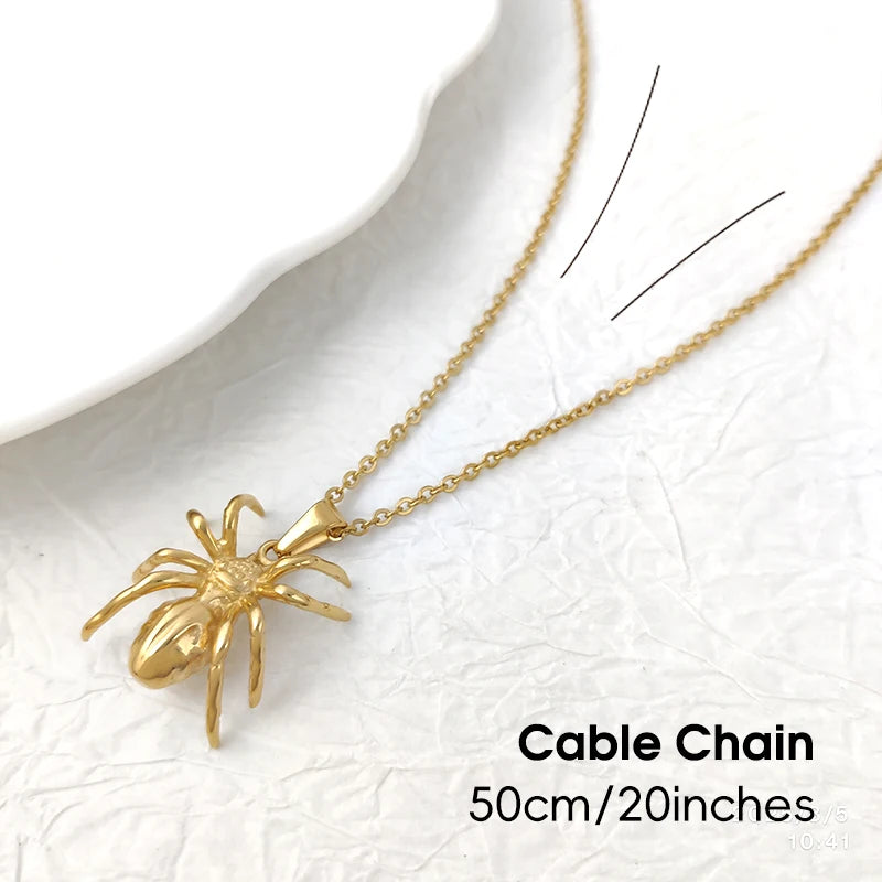 Clásico Hot Sale Chapado en Oro de 18K Acero Inoxidable Joyería Masculina Titanio Acero Cadena de Oro Collar con Colgante