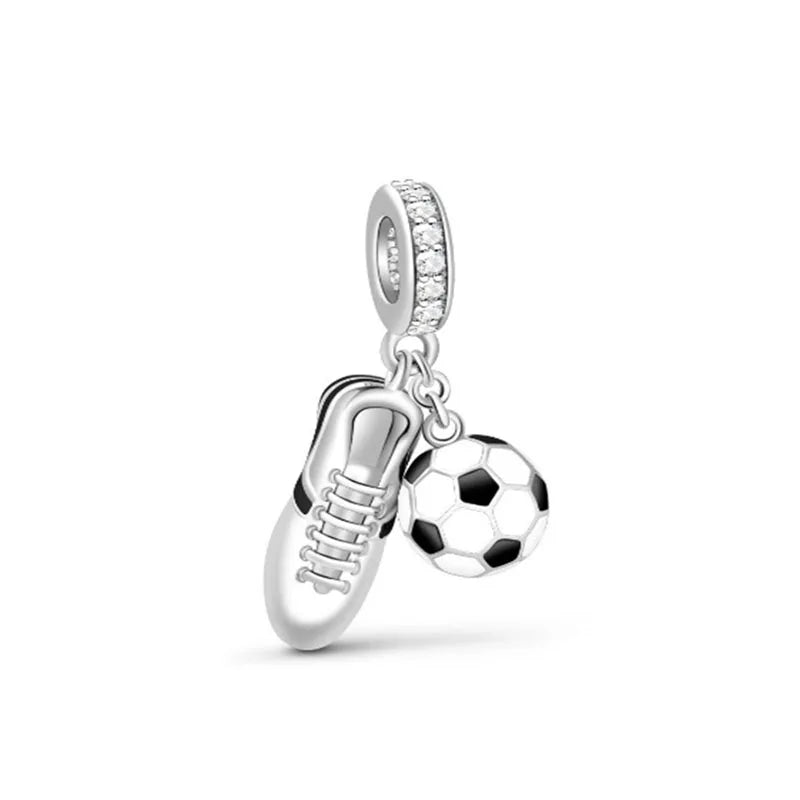 2026 925 Silber Blume, Schmetterling, Highland-Kuh, Motorrad-Anhänger passend für europäisches Original-Armband DIY Schmuck Exquisiter Schmuck