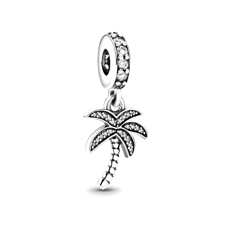 2026 Neue S925 Silber Roboter Kreuz Digital Anhänger, Geeignet für Original Armbänder, DIY Zubehör, Damen Charms Schmuck Geschenke