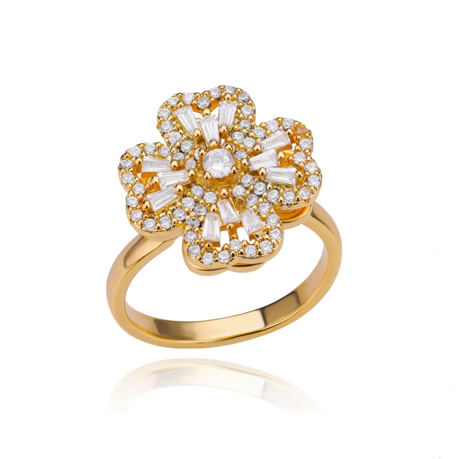 Anti-Stress Angst Fidget Ringe für Frauen Edelstahl Sonnenblume Sonne Stern Spinner Ring Weihnachtsgeschenke Dropshipping