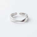 925er Silber Unregelmäßige Ringe für Frauen Hochzeit Luxusschmuck Accessoires und Echtschmuck