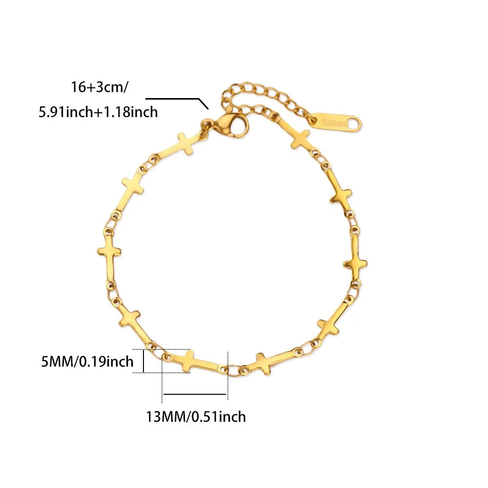 Edelstahl Perlen Runde Schlangenkette Armbänder Für Frauen Gold Farbe Geometrisches Armband Luxus Hochzeit Party Schmuck Geschenk