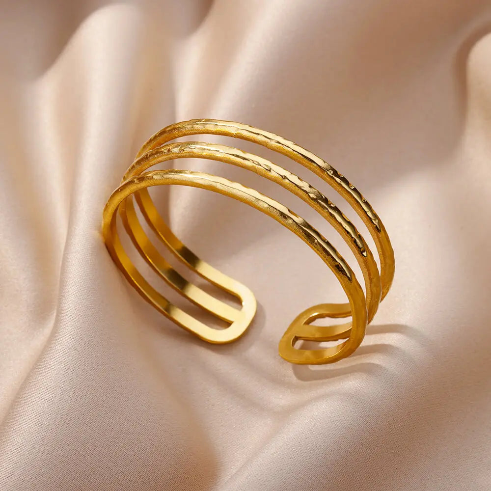 Jesus Armreifen Armband für Frauen Edelstahl Gold Farbe Luxus Armbänder Neuer Trend Hochzeit Schmuck pulseras mujer bijoux