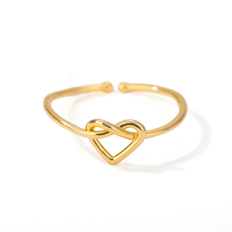 Zirkon-Doppelkreuzringe für Damen, Edelstahl, goldfarben, glänzender Öffnungsring, neues luxuriöses Mode-Hochzeits-Schmuckgeschenk, Bague