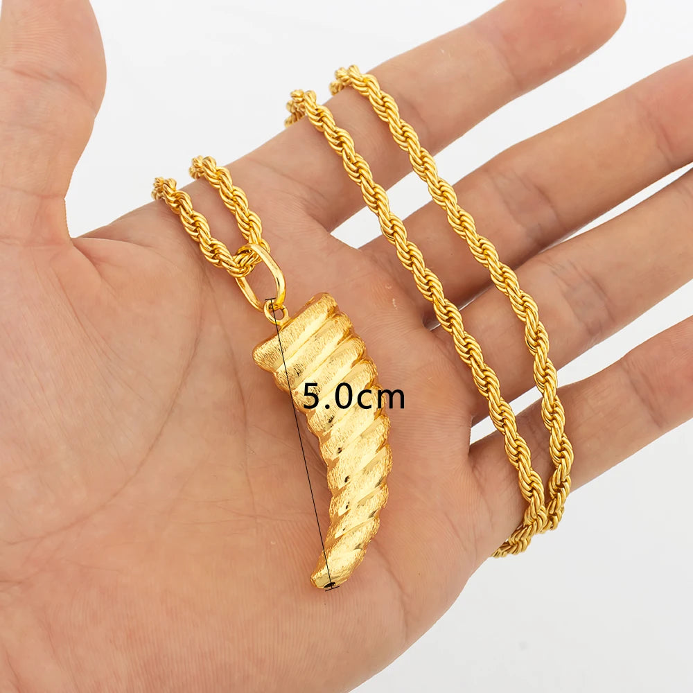 Colgante color oro Dubái, estilo hip hop, personalidad para hombres y mujeres, joyería minimalista, joyería para fiestas, regalos de cumpleaños.