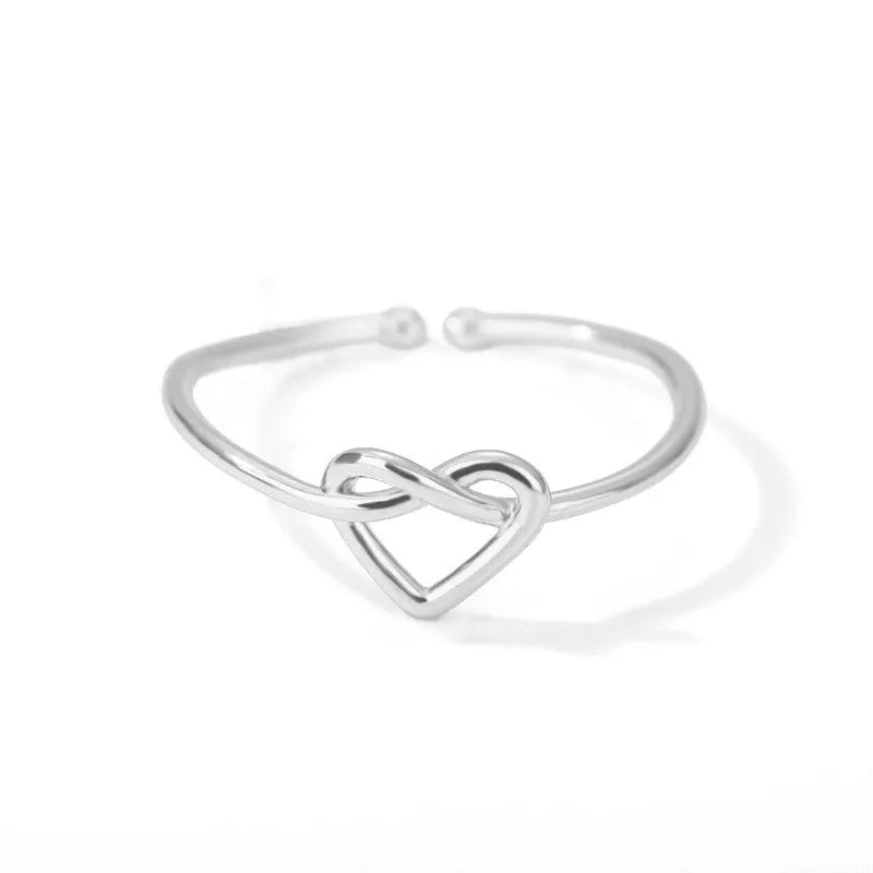 Zirkon Kleine Herzringe für Frauen Minimalismus Herzring Edelstahl Finger Zarter Ring Valentinstag Geschenke Kostenloser Versand