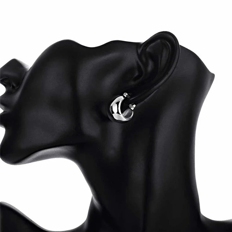 Feine Ohrringe aus 925er Sterlingsilber, Hochzeit, hochwertige, beliebte Produkte, Mode Damen Party Ohrring Schmuck