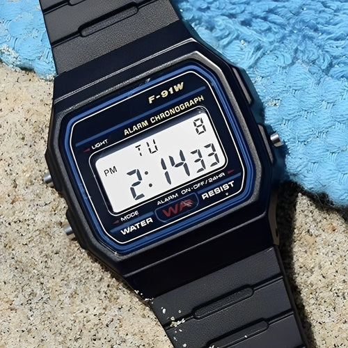 F91W Digitaluhren für Herren Damen LED-Elektronik-Armbanduhr Wasserdichte Sport-Militäruhr Damenuhr Relojes Digitales