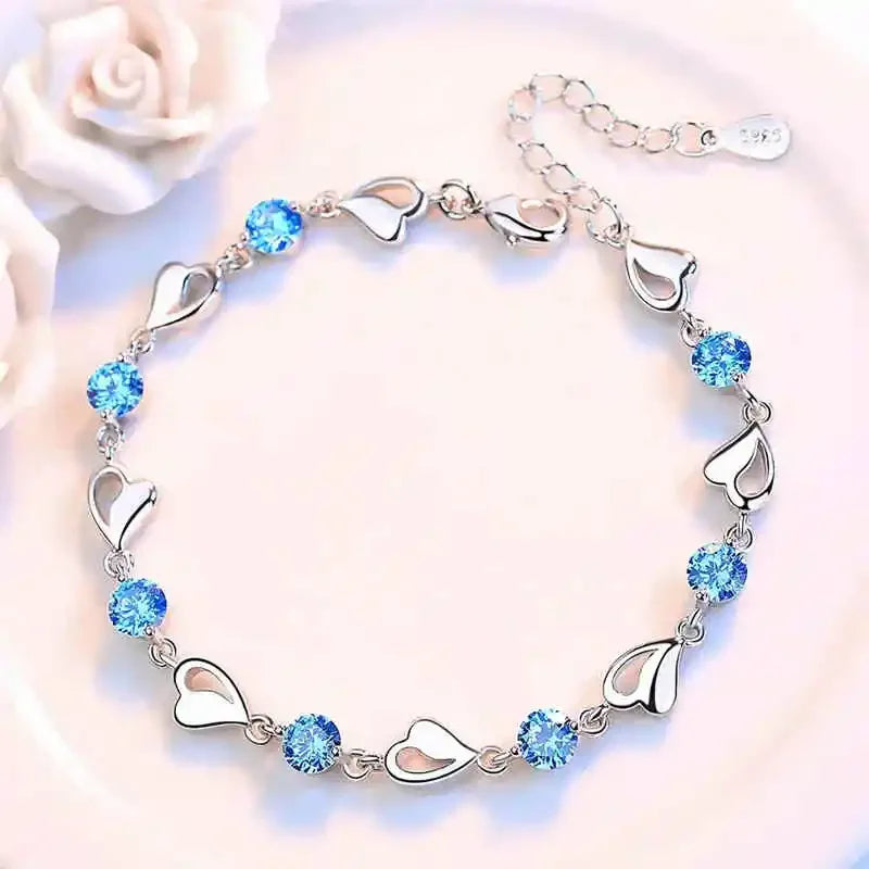 20,32 cm 18K Goldarmband 5MM seitliches Kettenarmband für Frauen Männer Mode Hochzeit Verlobung 925 Sterlingsilber Schmuck Geschenke