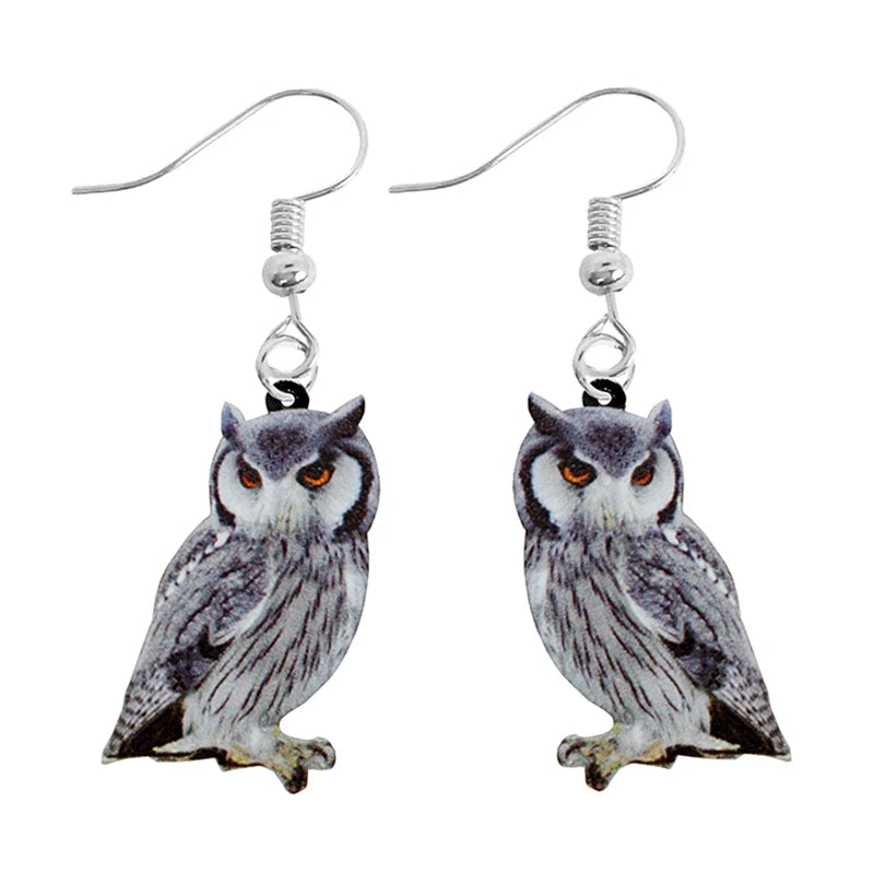 Ohrring Für Frauen Acryl Lustige Benutzerdefinierte Süße Mädchen Geschenk Ohrhänger Kinder Tier Kaninchen Papagei Vogel Frosch Schmetterling