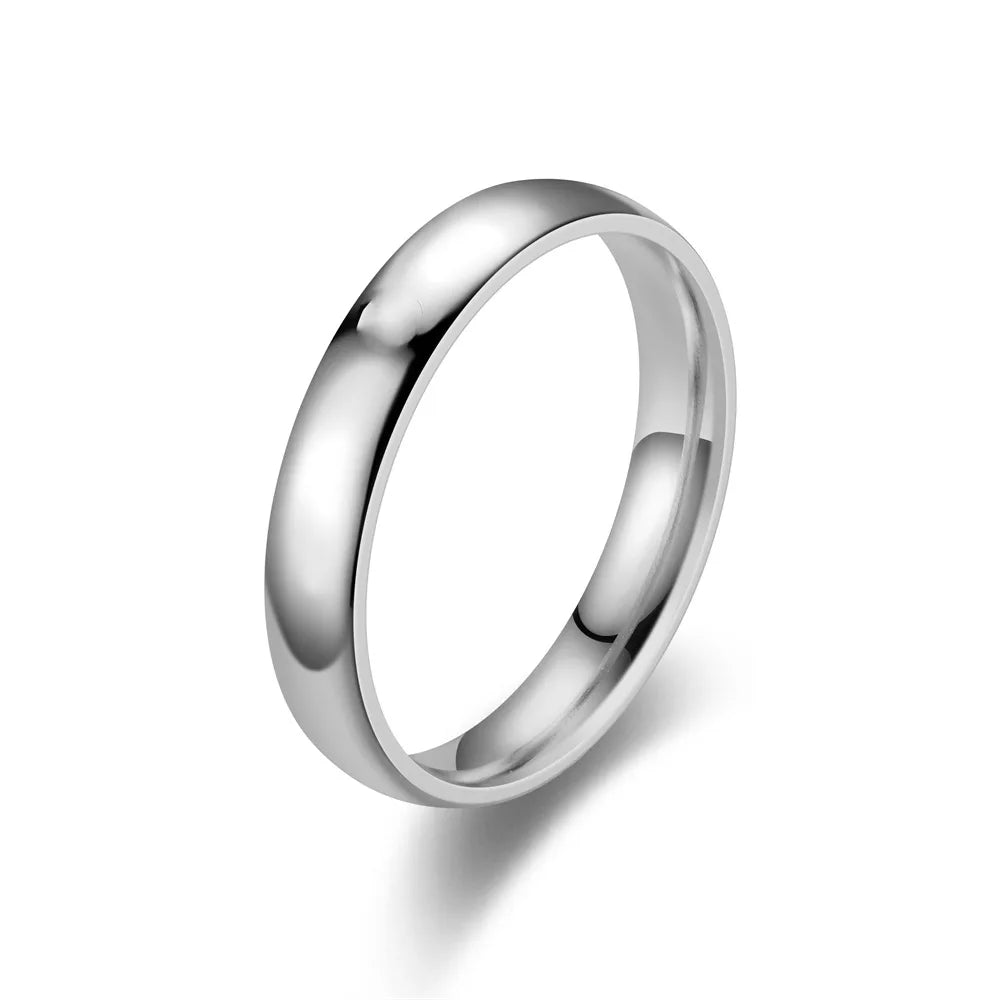 Mode Charme Schmuck Ring für Herren Damen Edelstahl Schwarze Ringe Hochzeit Verlobung Hochwertiges Matt Herren Accessoire