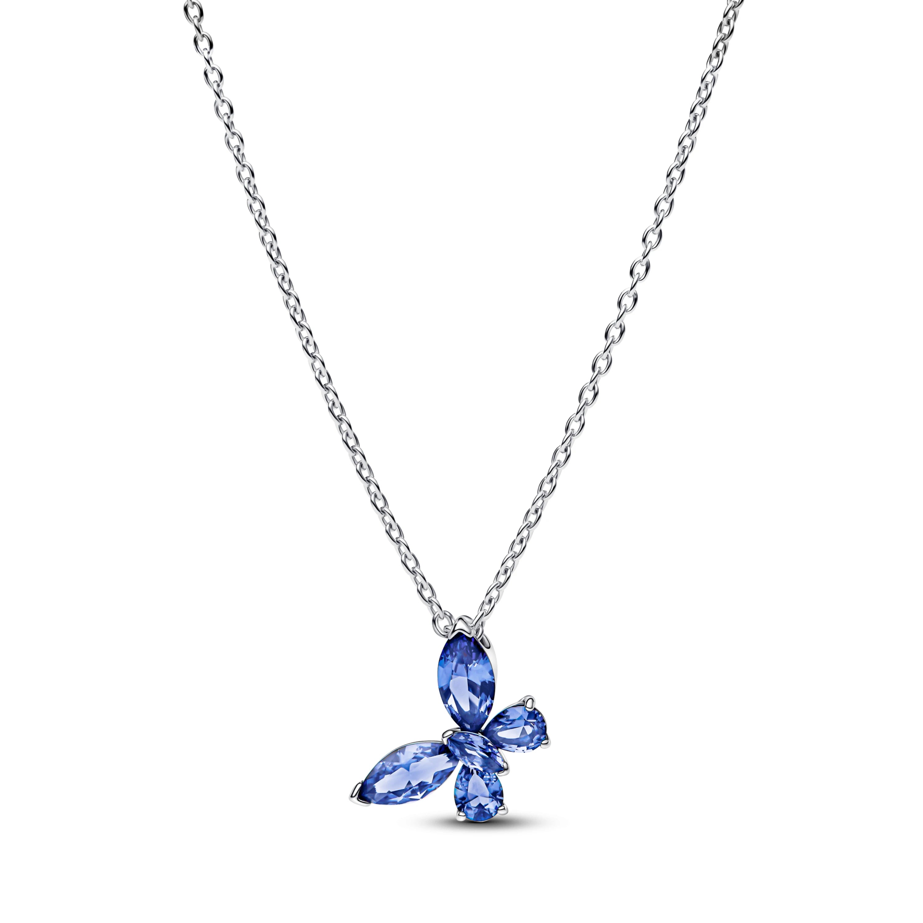 Original 925 Sterling Silver Charms Pendant Blue Bow Suit Bead for Wome Rings Earrings Necklace DIY Bracelet Fine Jewellery Gift