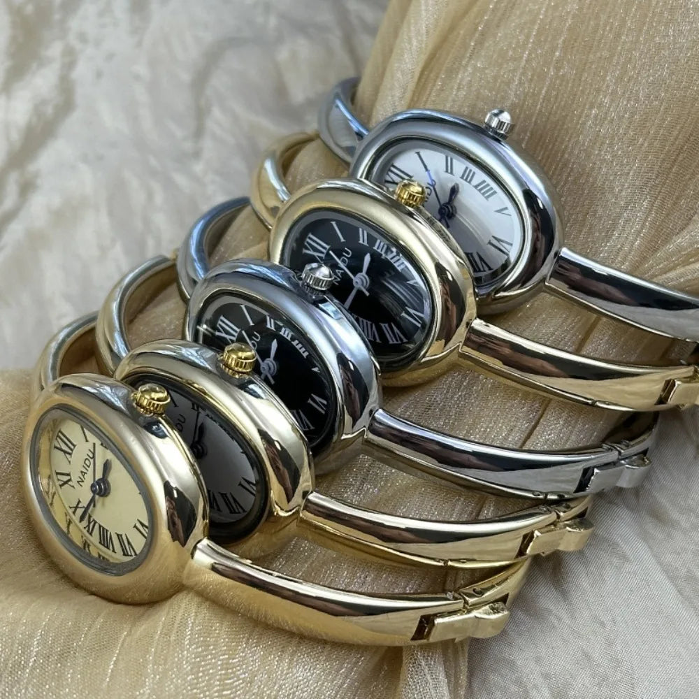 Armbanduhr einer bekannten Marke, Edelstahlarmband, Golduhr, modisches kleines Zifferblatt, Damenuhr, Mädchengeschenk, Armbanduhren, Relojes Para Mujer