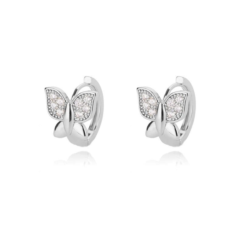 Zirconium Stern Ohrringe für Frauen Mädchen Edelstahl Gold Farbe Ohrring Y2k Hochzeit Ästhetischer Schmuck aretes mujer